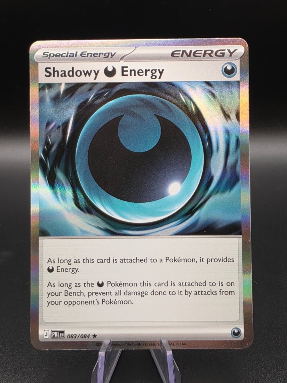 SHADOWY DARKNESS ENERGY 083/084 HOLO RARE PITCH BLACK POKEMON NEAR MINT